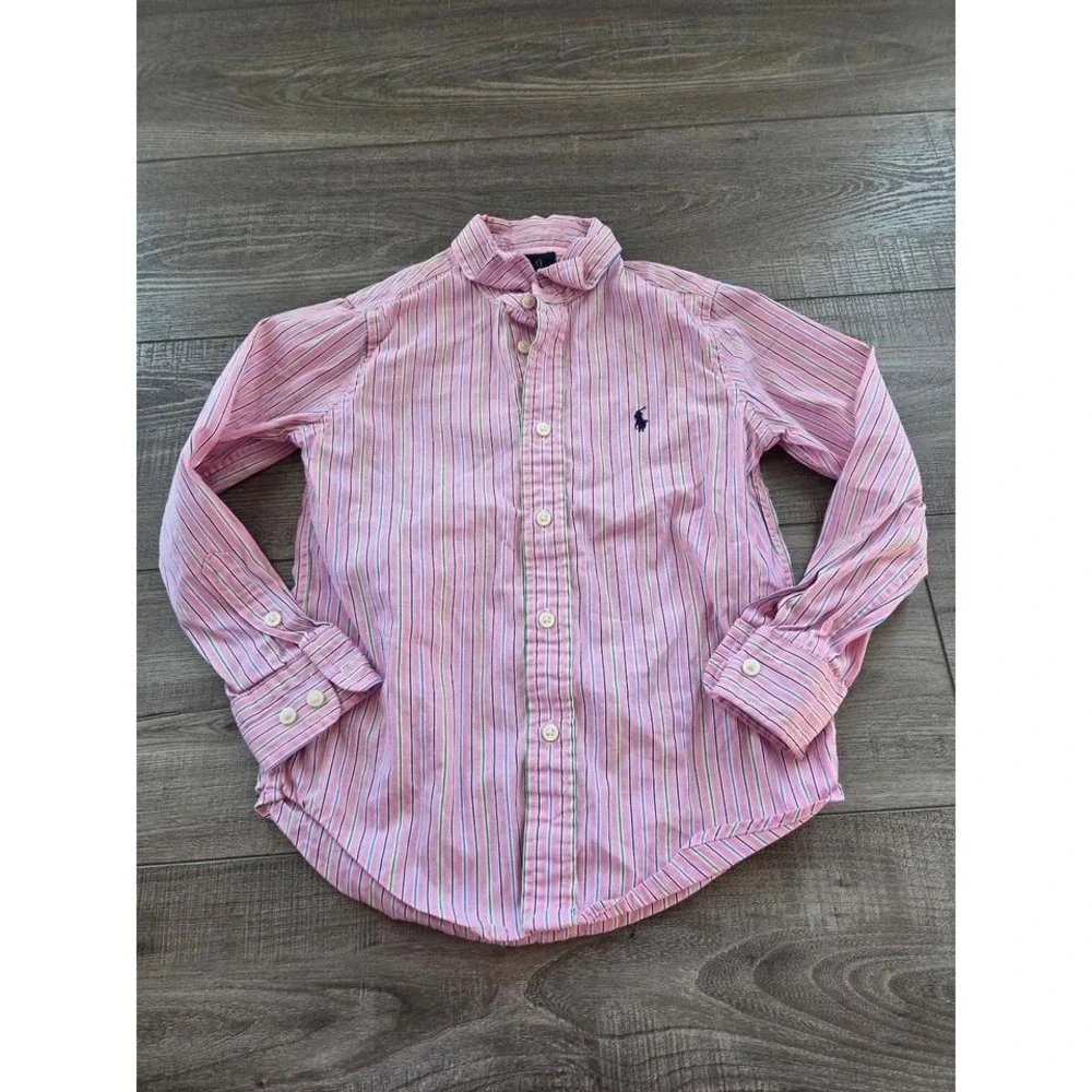 Ralph lauren toddler boy botton down top 5t